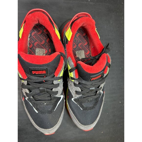 Mens Puma Mirage Sport "Alert" Sneakers Size 9 Black/Red - Picture 4 of 9